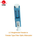 LC / PC Singlemode Type d'adaptateur femelle à fibre optique Atténuateur à fibre optique